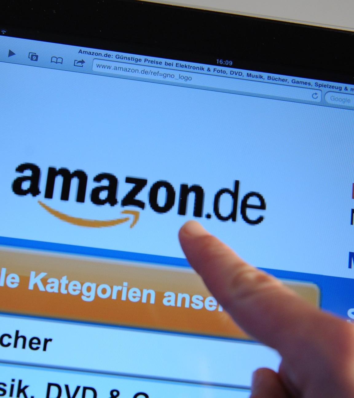 Internetseite des Onlinehändlers Amazon. Archivbild