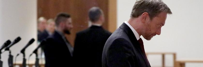 Christian Lindner hat aufgegeben.