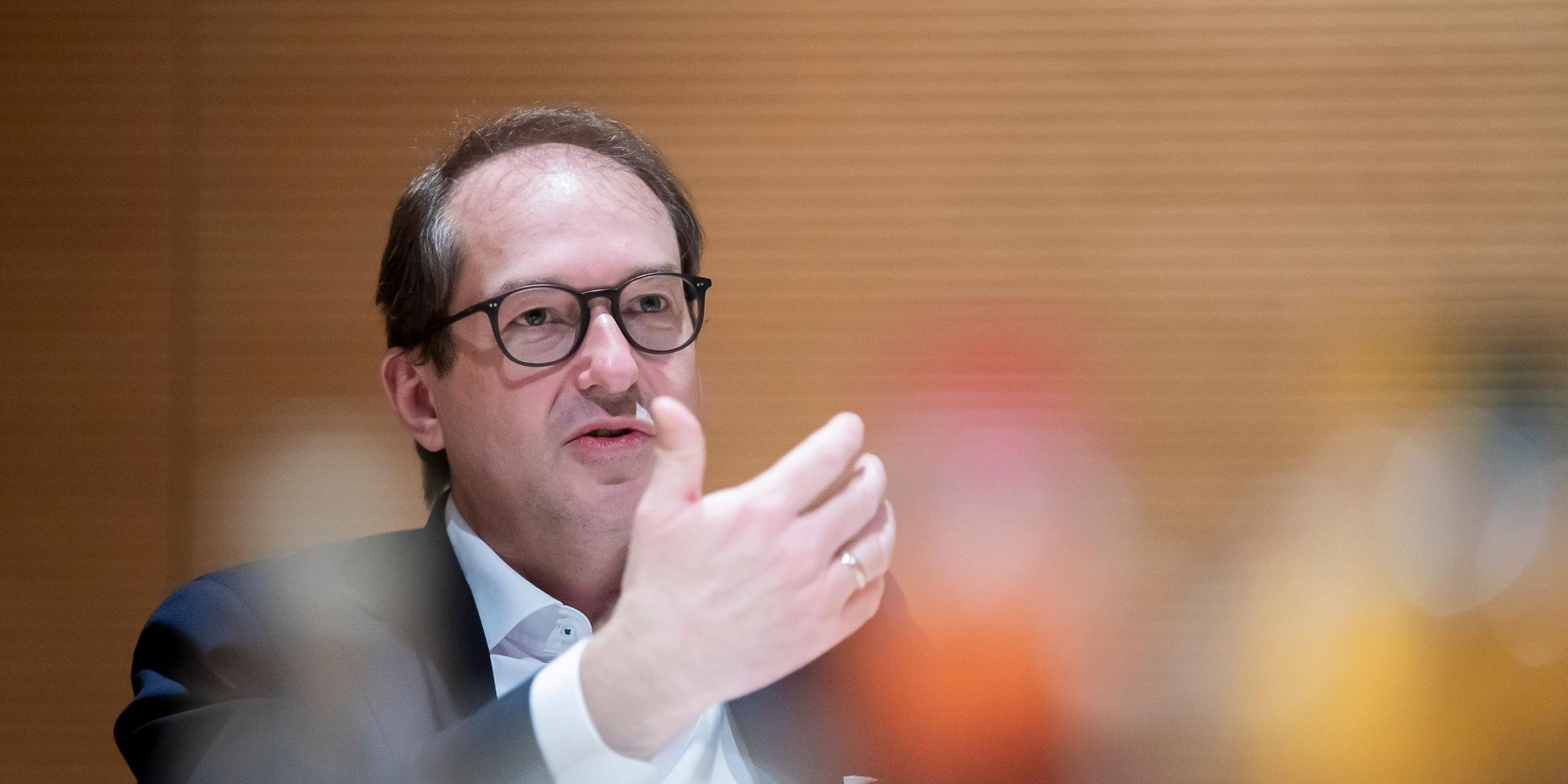 Alexander Dobrindt, Vorsitzender der CSU-Landesgruppe. Archivbild