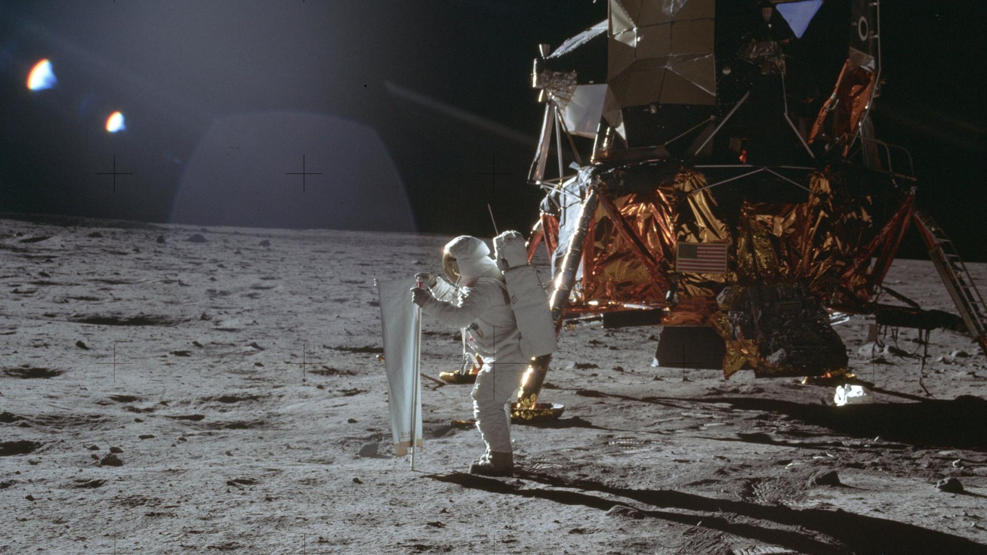 Am 20. Juli 1969 steht «Buzz» Aldrin auf dem Mond. Archivbild