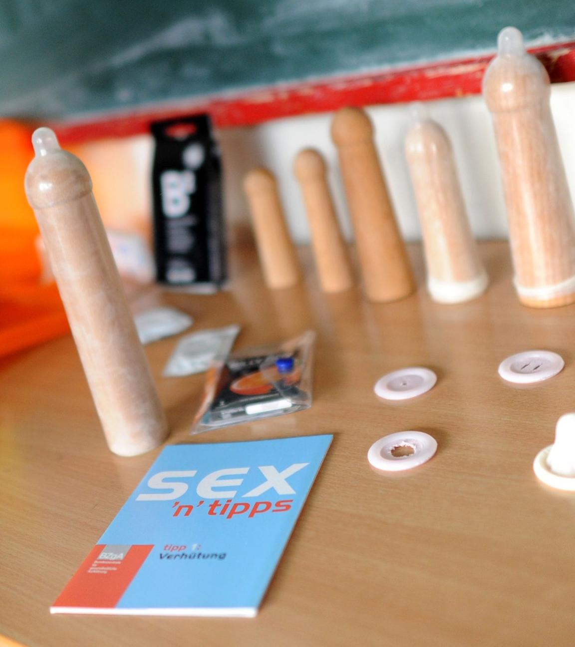 Anschauungsmaterial im Sexualkundeunterricht. Symbolbild