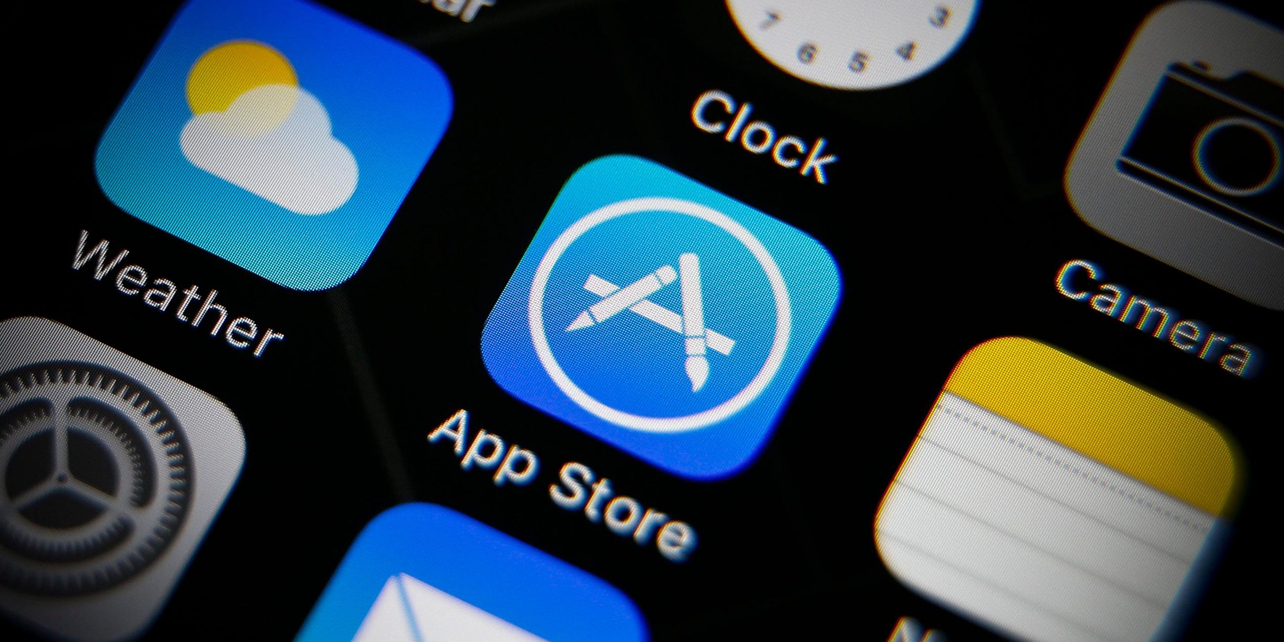 App Store auf einem iPhone.