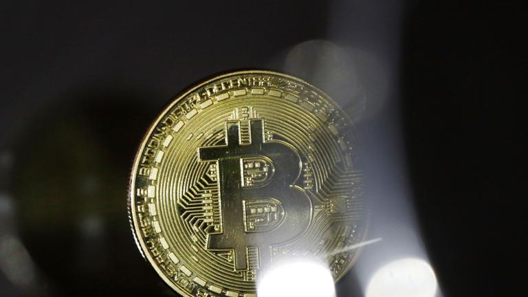 Bitcoin Münze