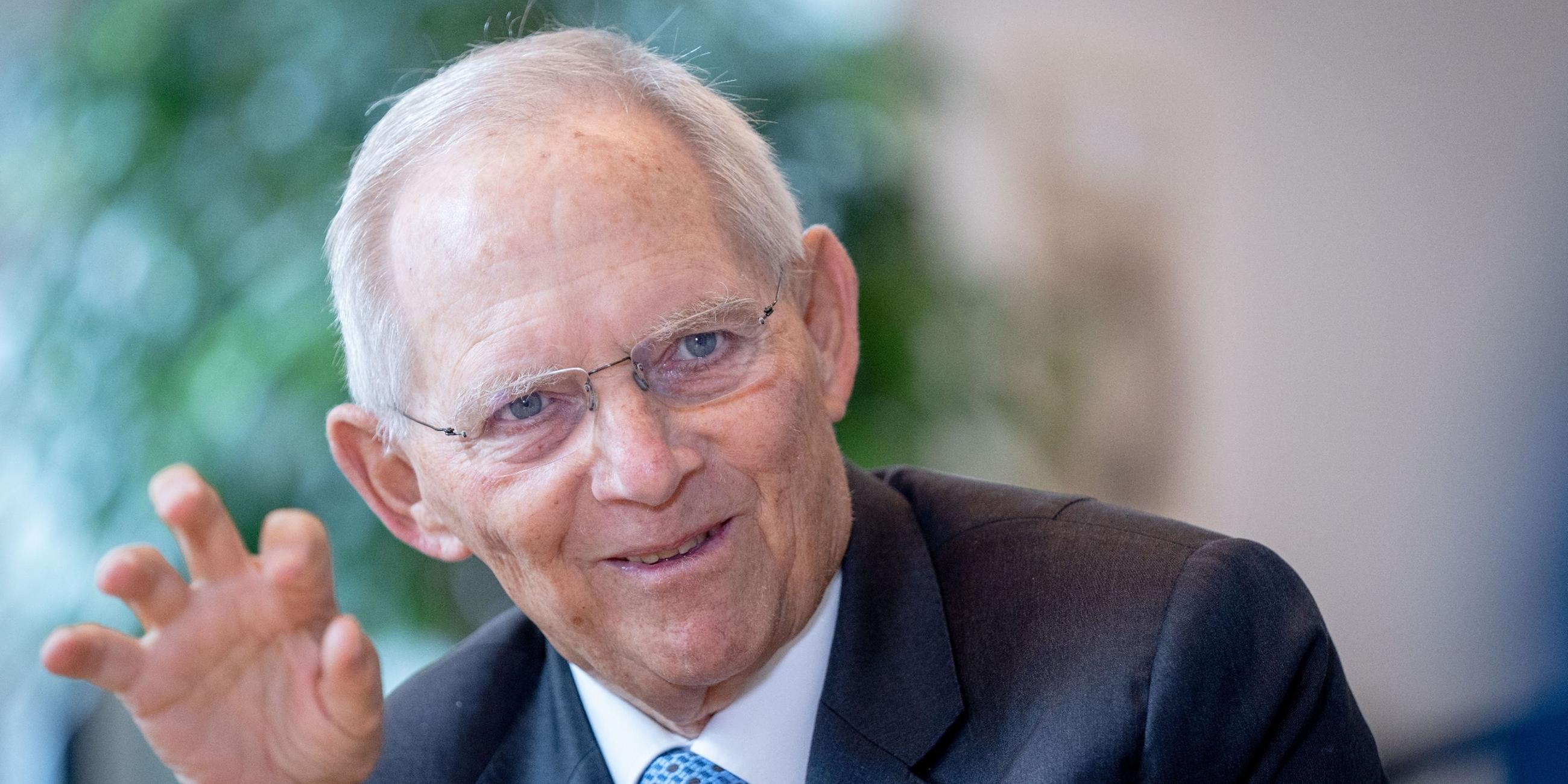 Bundestagspräsident Wolfgang Schäuble (CDU).
