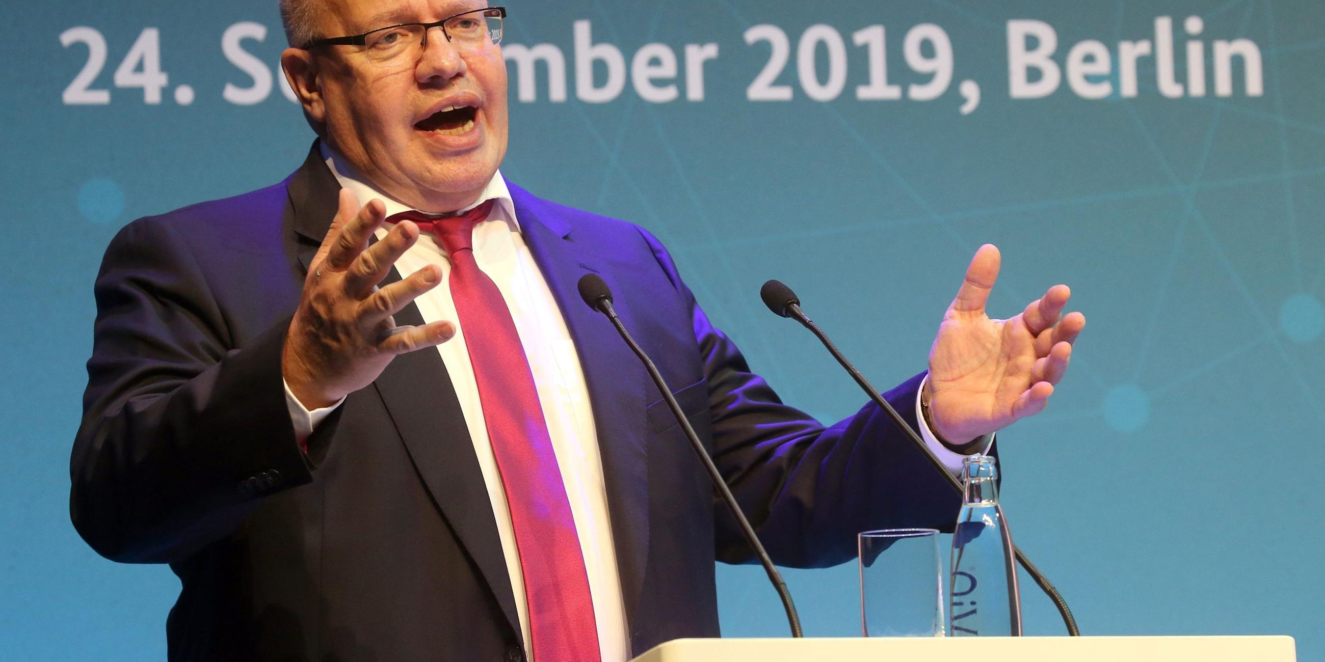 Bundeswirtschaftsminister Peter Altmaier in Berlin.