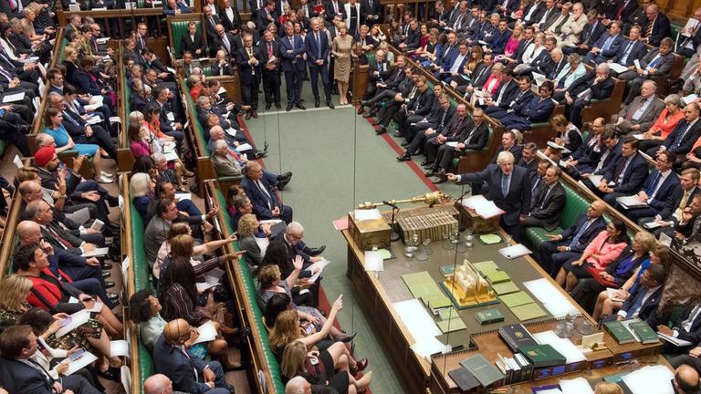 Das britische Unterhaus tritt am Mittag wieder zusammen. Archiv.