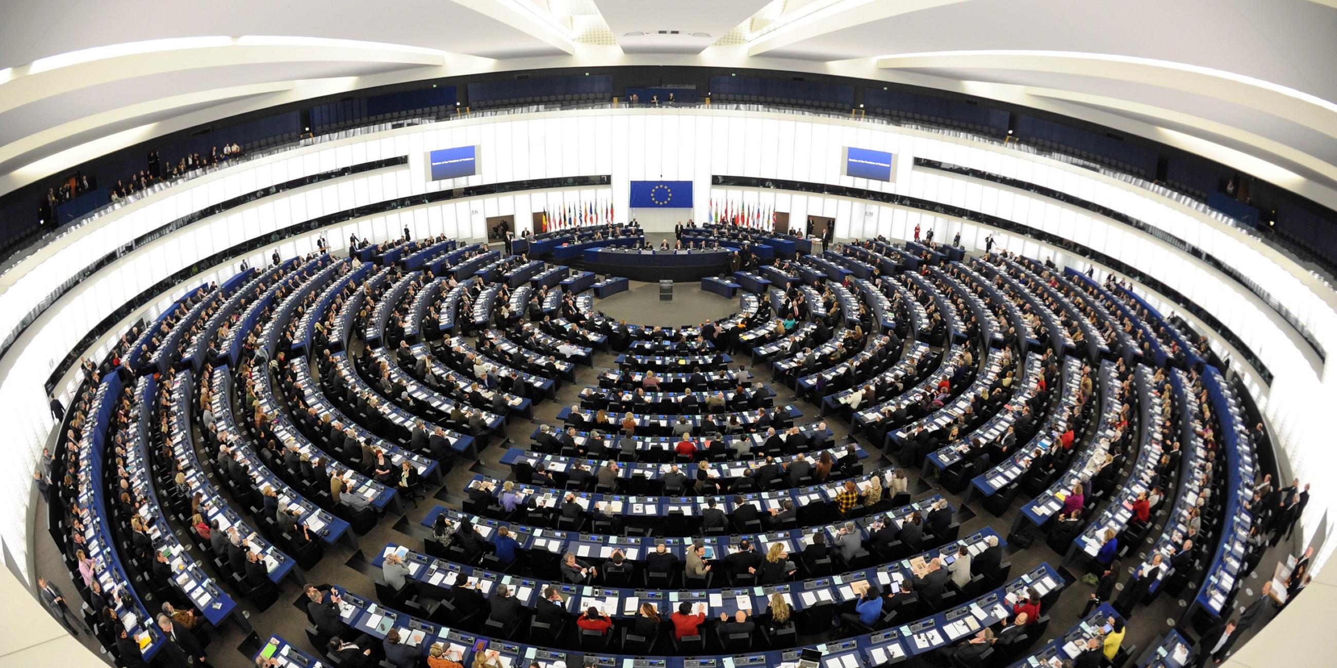 Das EU-Parlament in Straßburg. Symbolbild