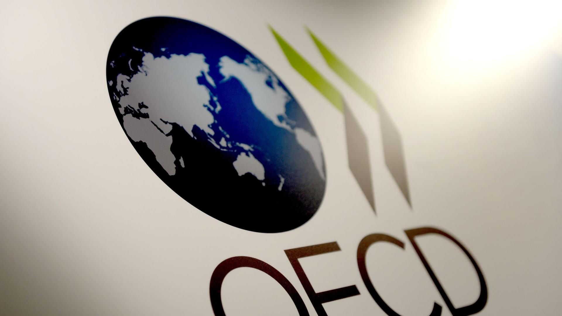 Das Logo der OECD. Symbolbild