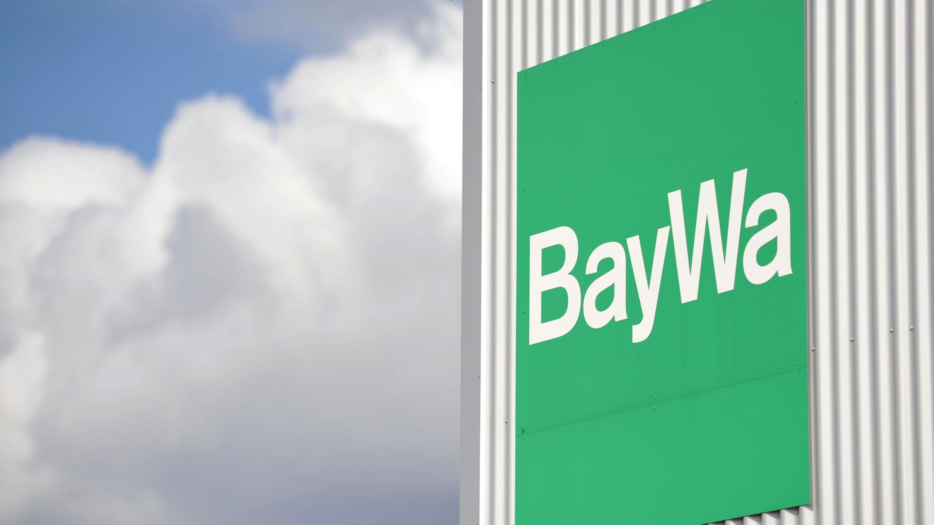 Das Logo von Europas größtem Agrarhandelskonzern Baywa. Symbol