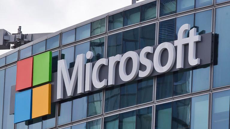 Das Logo von Microsoft. Archivbild