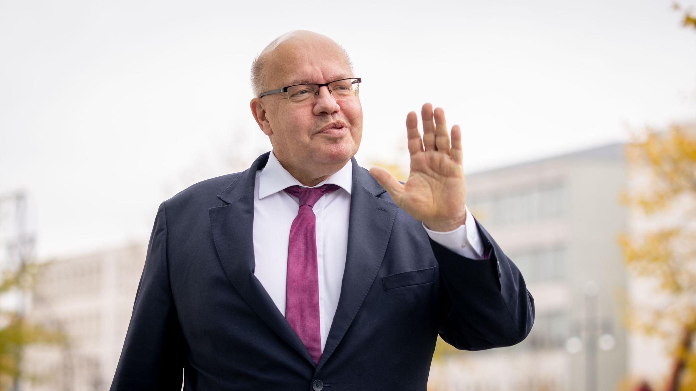 Der geschäftsführende Wirtschaftsminister Peter Altmaier (CDU).