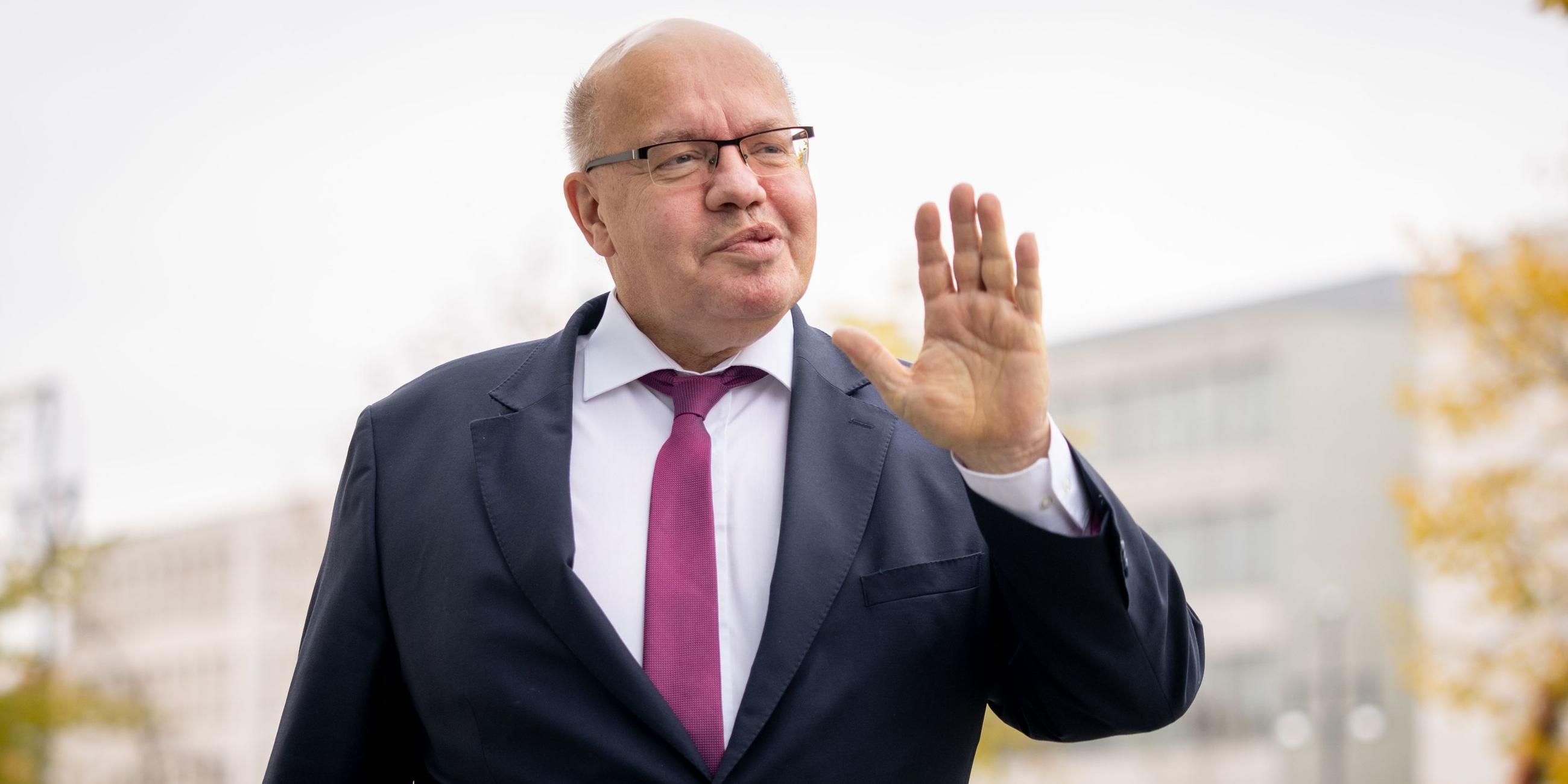 Der geschäftsführende Wirtschaftsminister Peter Altmaier (CDU).