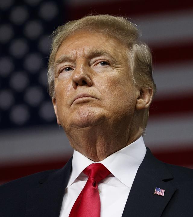 Donald Trump wird in Muellers Bericht entlastet. Archivbild
