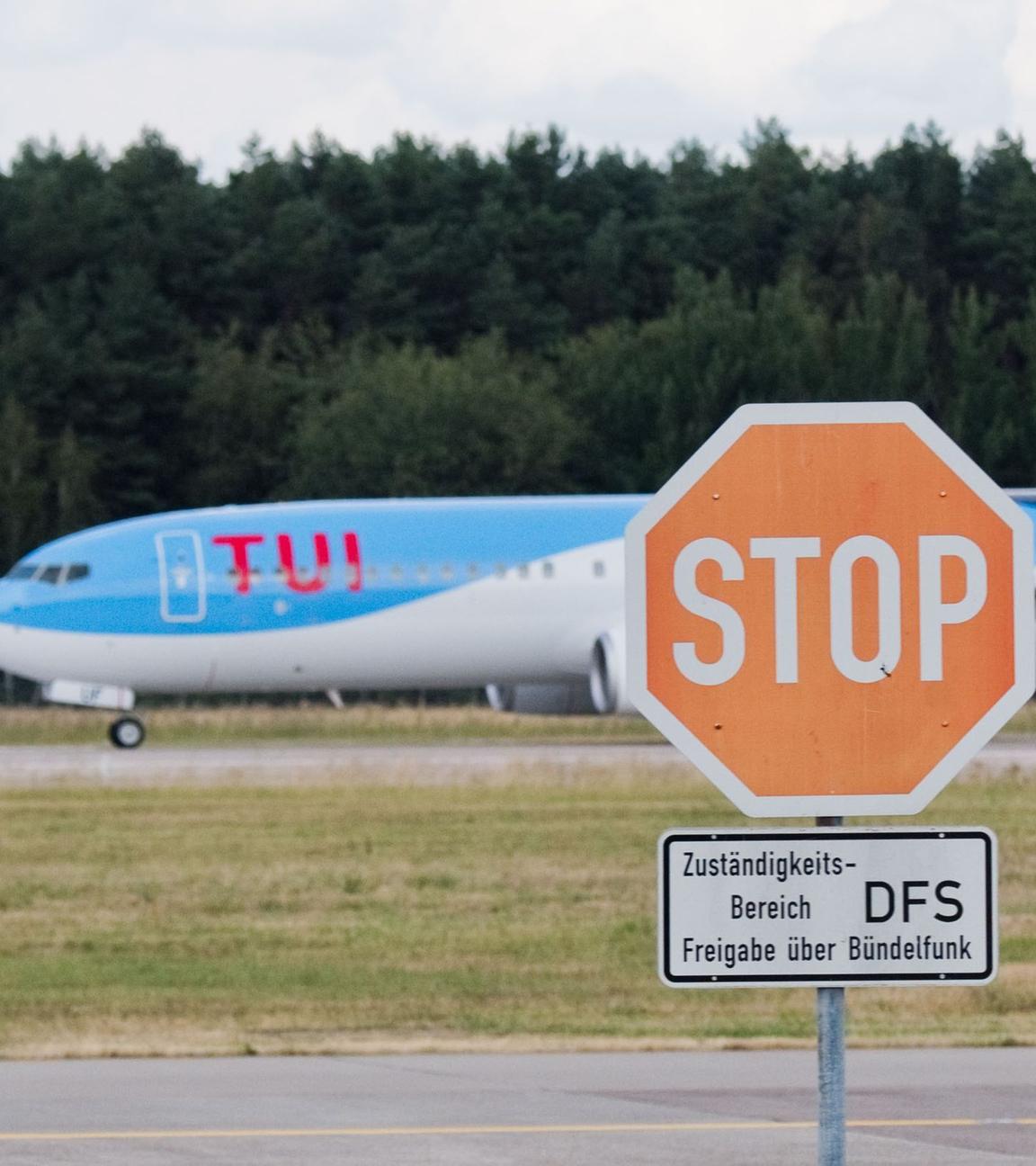 Eine Boeing 737-800 der Tuifly. Symbolbild
