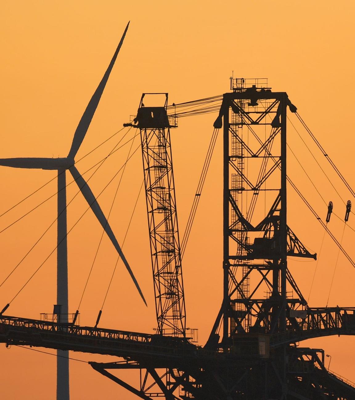 Eine Windenergieanlage. Archivbild