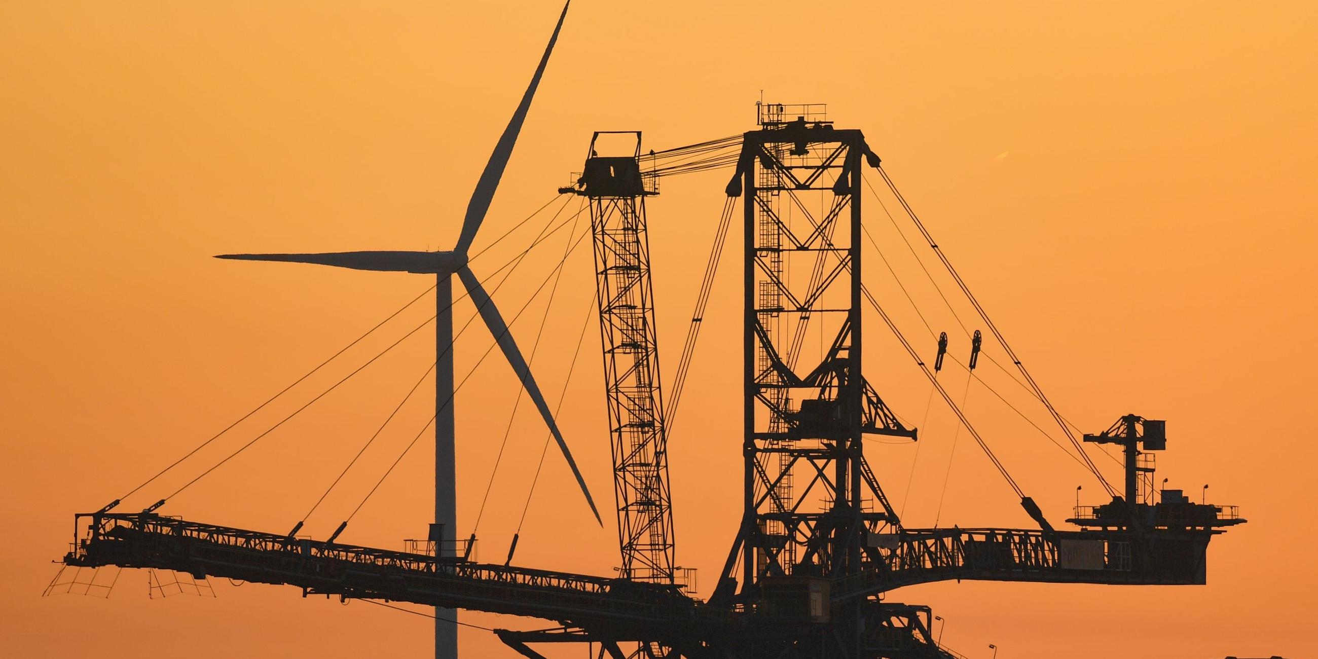 Eine Windenergieanlage. Archivbild