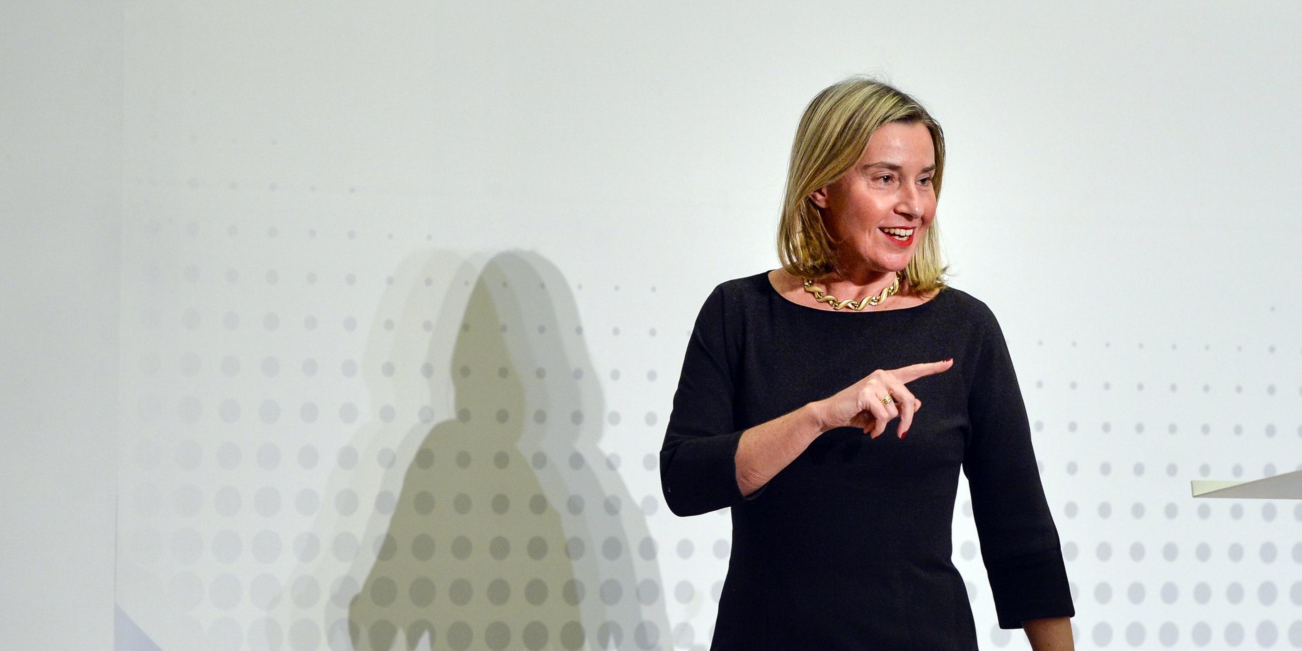 EU-Außenbeauftragte Federica Mogherini.