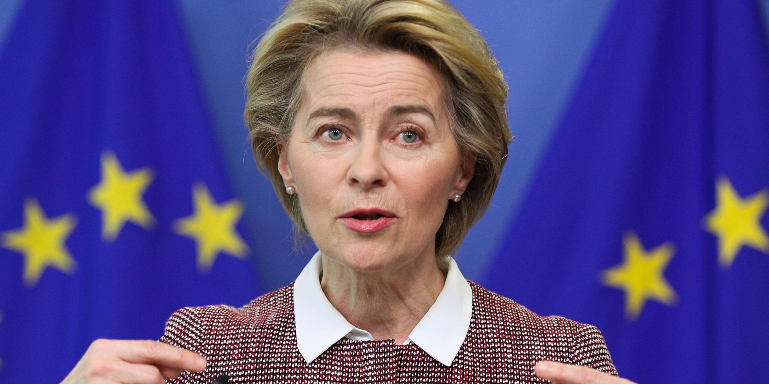 EU-Kommissionspräsidentin Ursula von der Leyen.