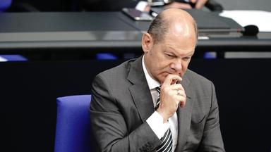 Finanzminister Olaf Scholz (SPD) im Bundestag. Archivbild