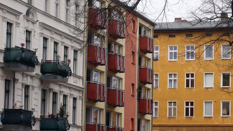 Häuser mit Mietwohnungen in Berlin.