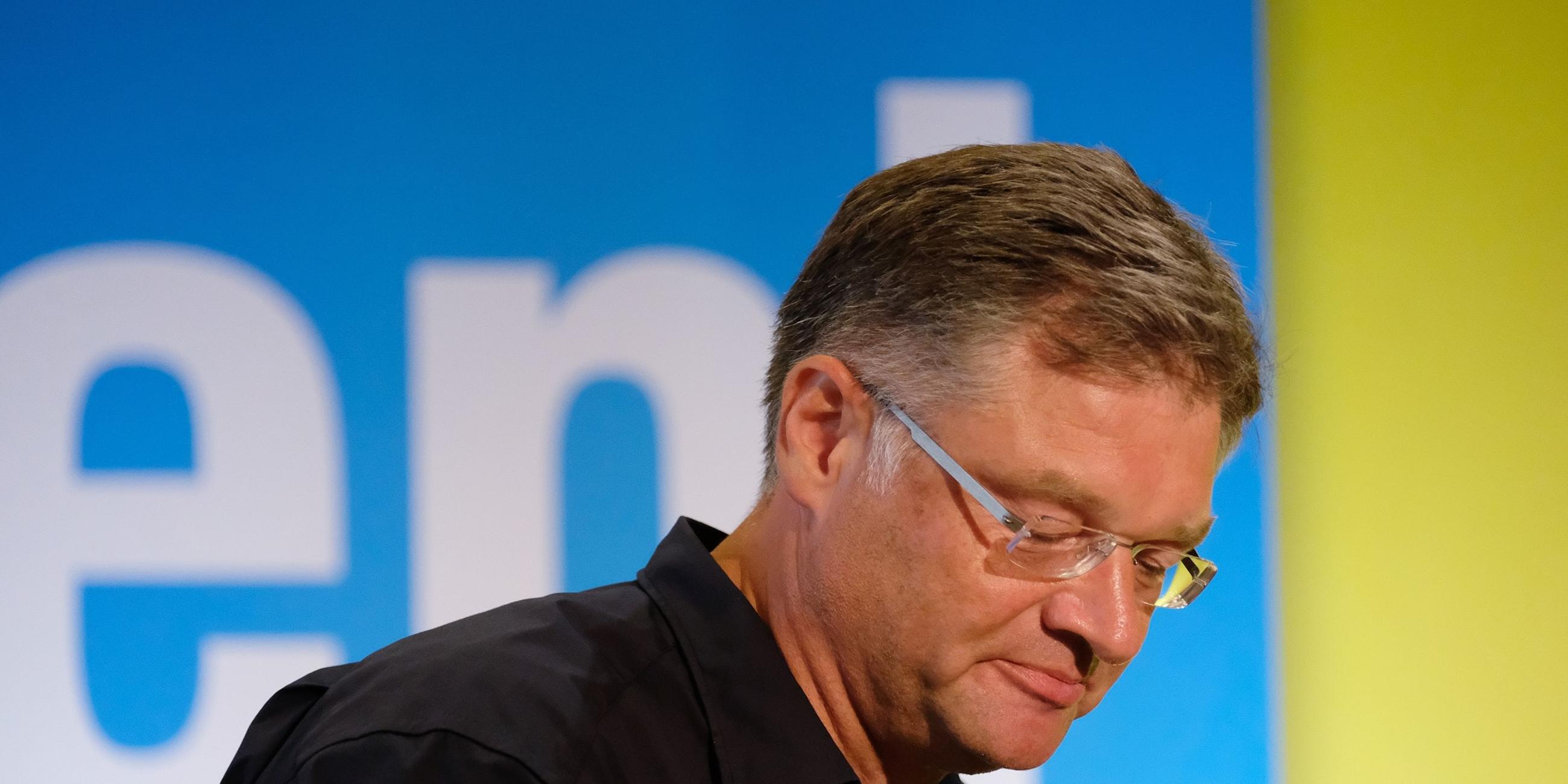 Holger Zastrow (FDP) am Wahlabend. Archivbild