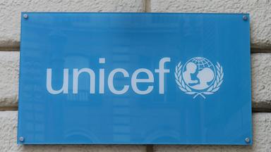 Logo des Kinderhilfswerks der Vereinten Nationen (UNICEF). Symbol