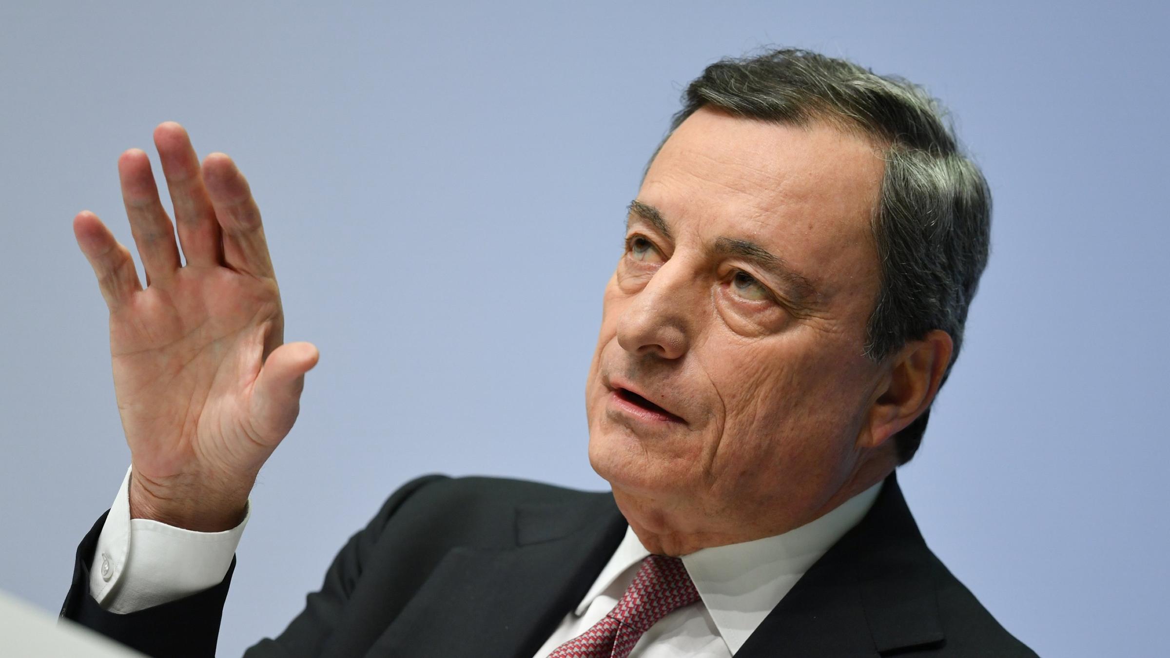 Mario Draghi, Präsident der Europäischen Zentralbank (EZB).