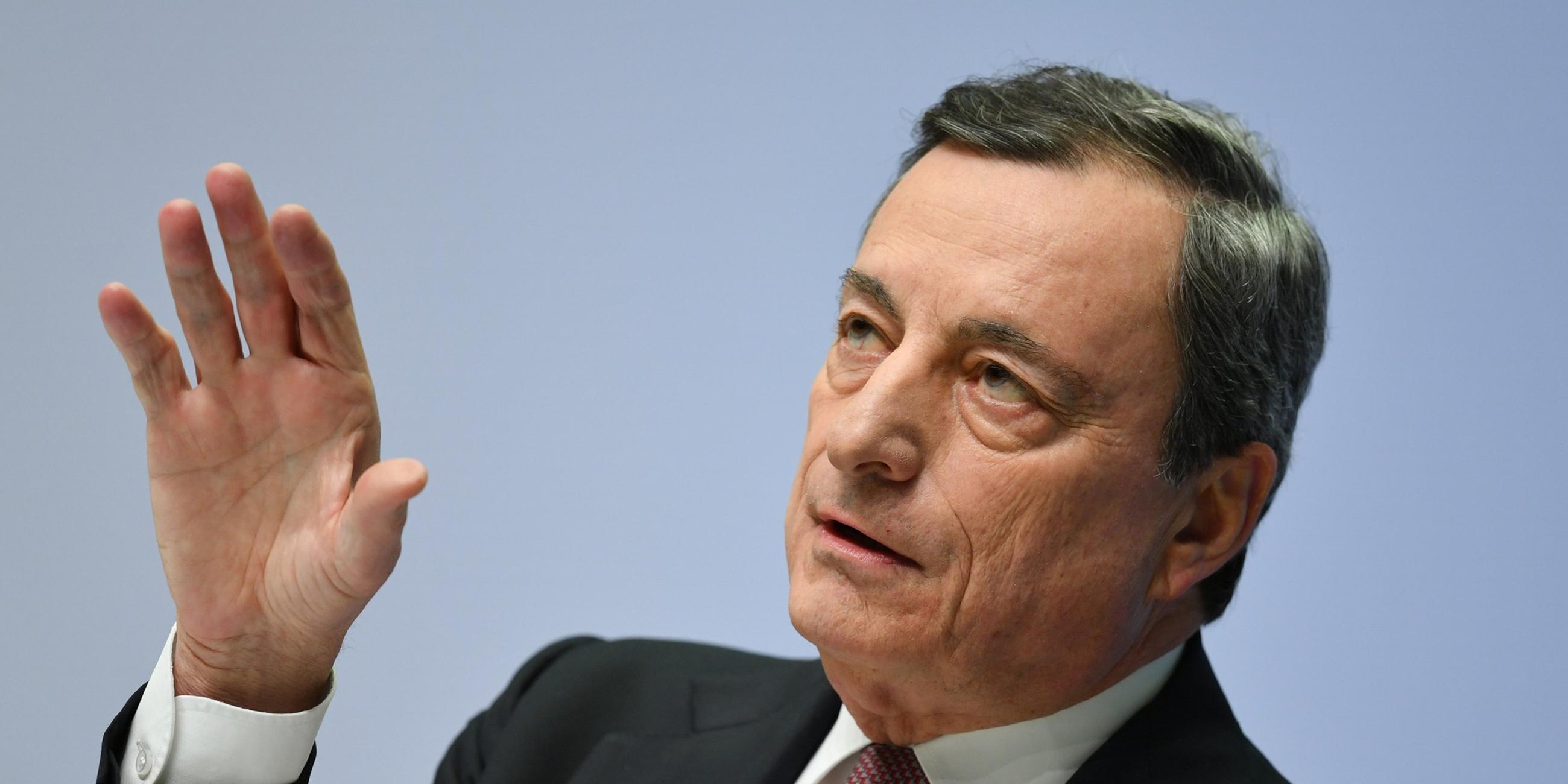 Mario Draghi, Präsident der Europäischen Zentralbank (EZB).