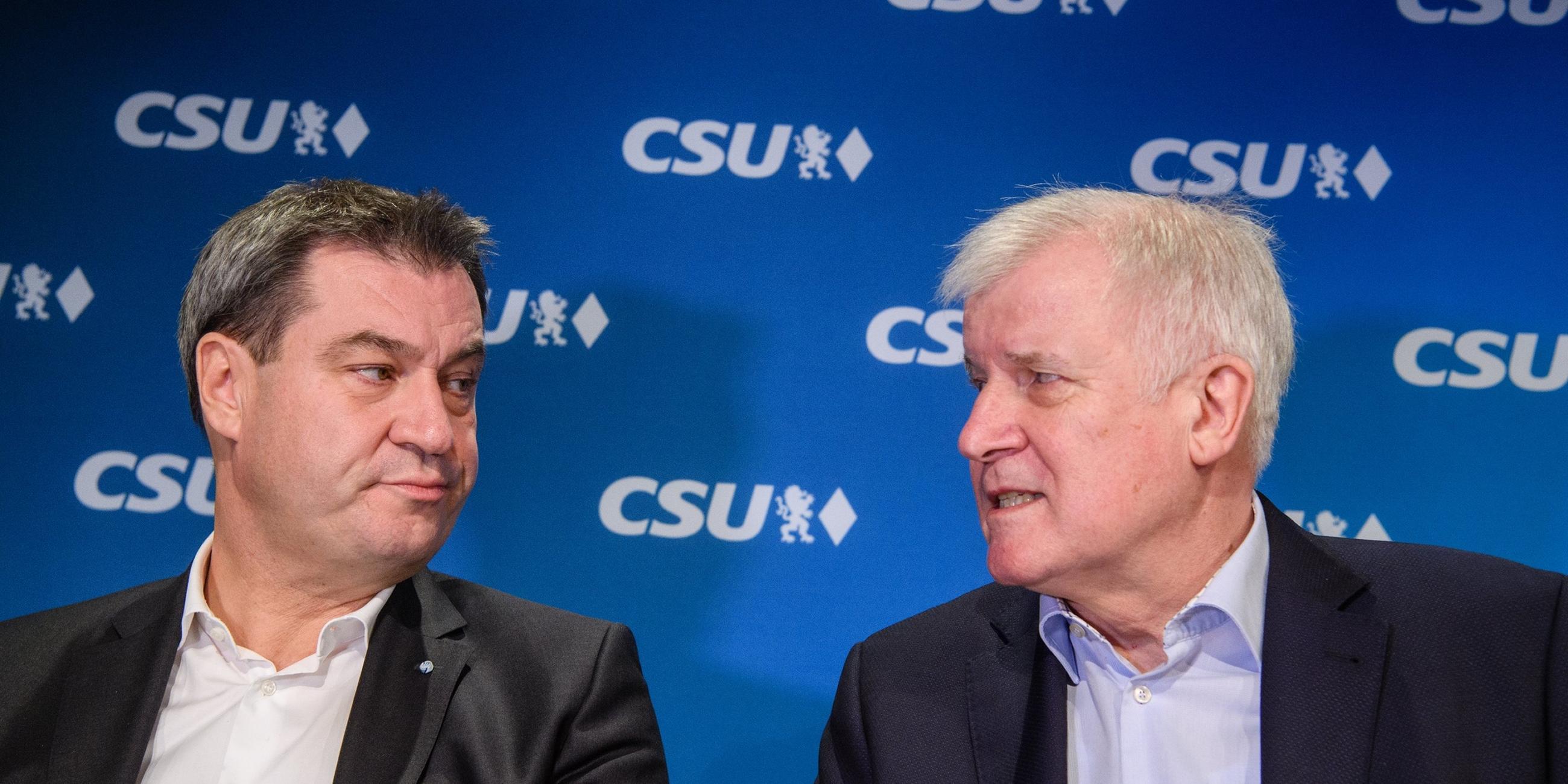 Markus Söder soll heute Nachfolger von Horst Seehofer als CSU-Chef werden. 