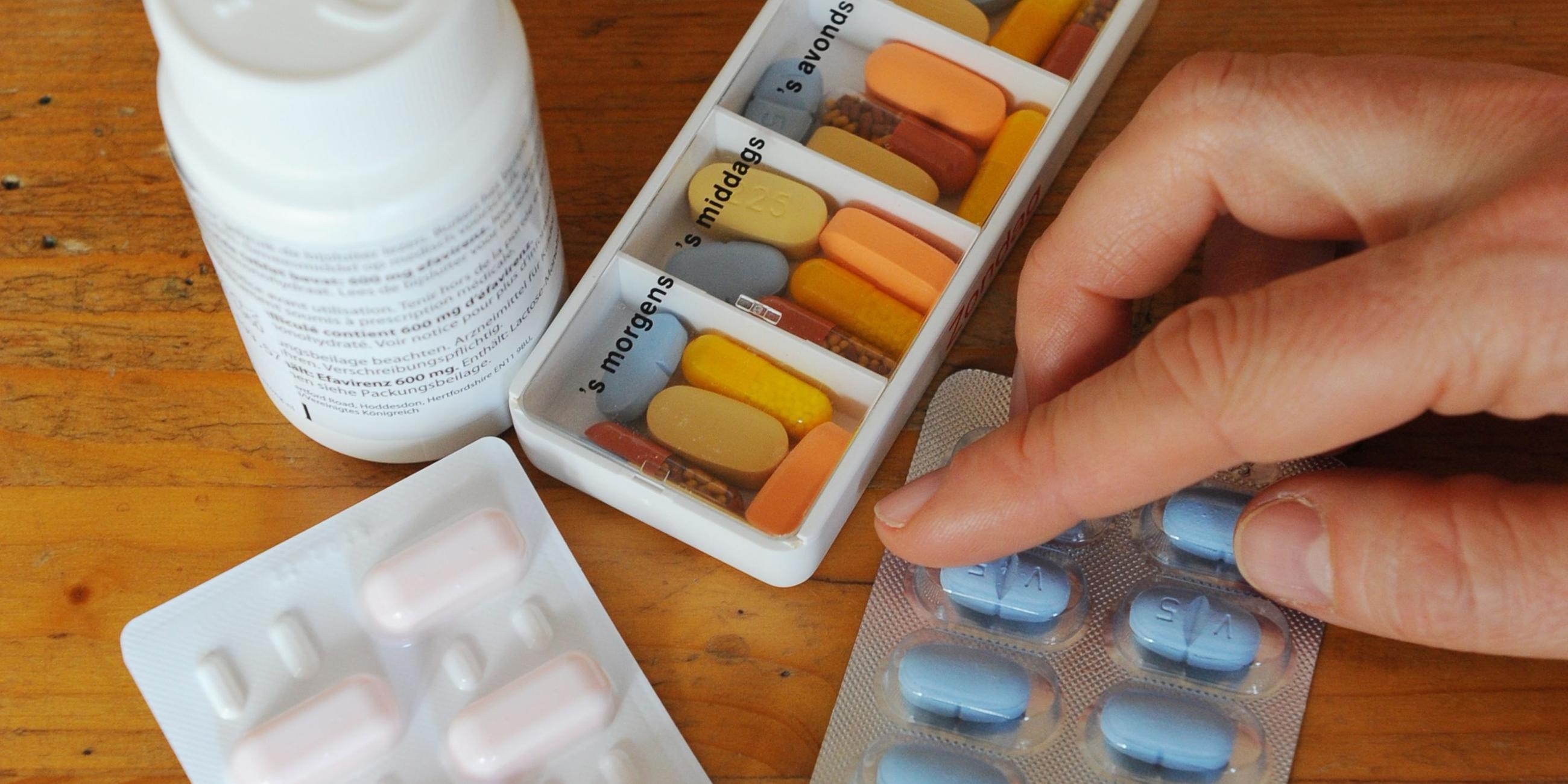 Medikamente gegen HIV. Archivbild