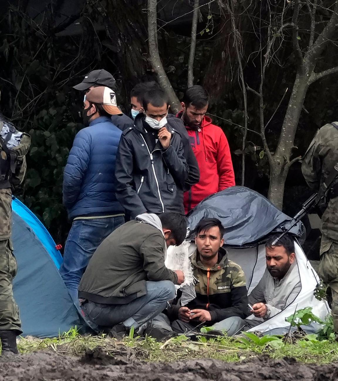 Migranten reisen illegal über Belarus in die EU ein (Archiv)