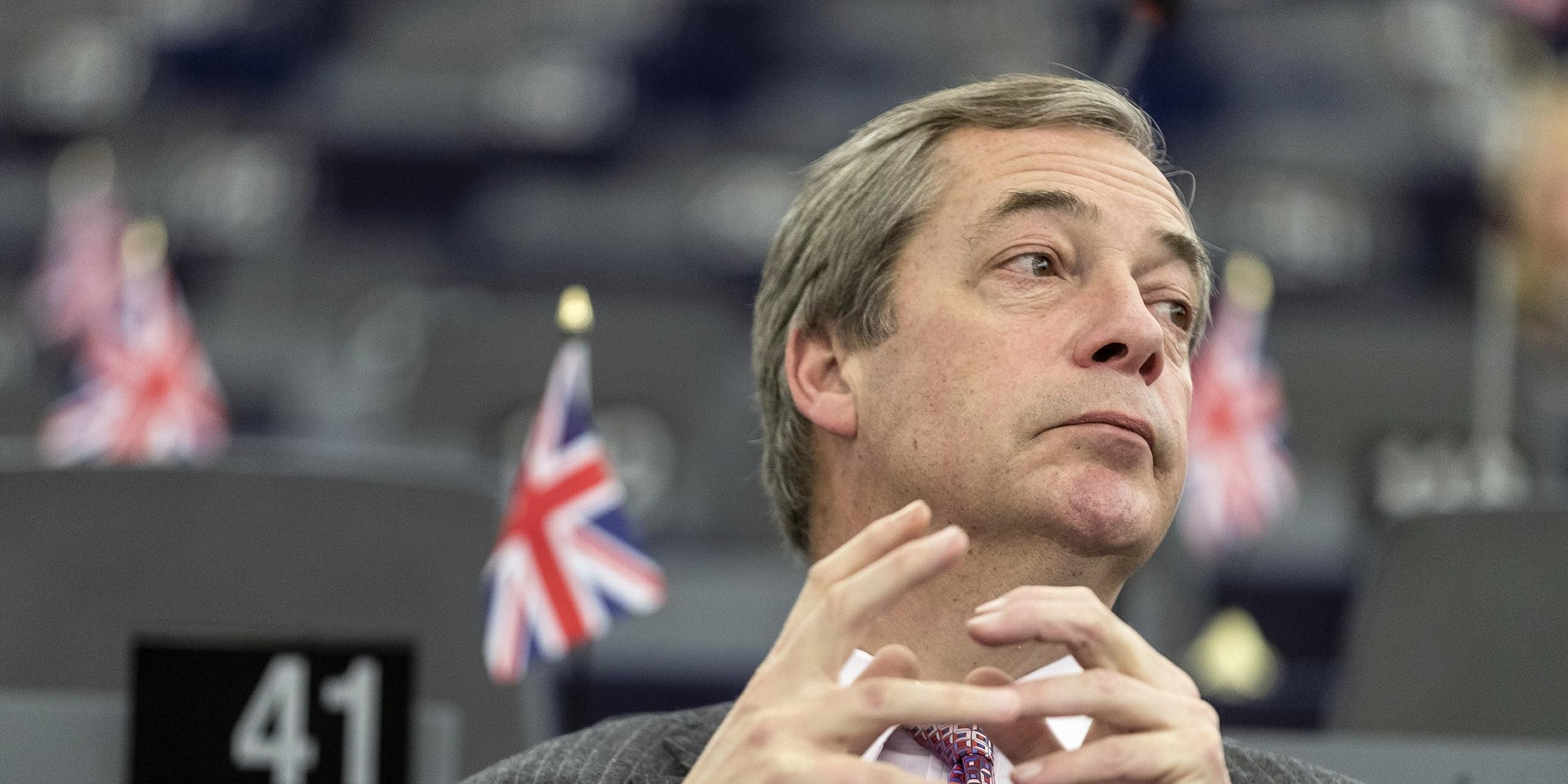Nigel Farage kämpft weiter für den Brexit. Archivbild