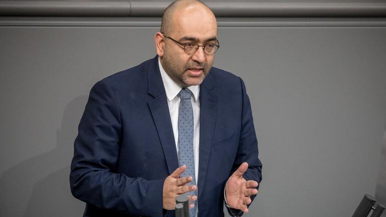 Omid Nouripour im Bundestag.