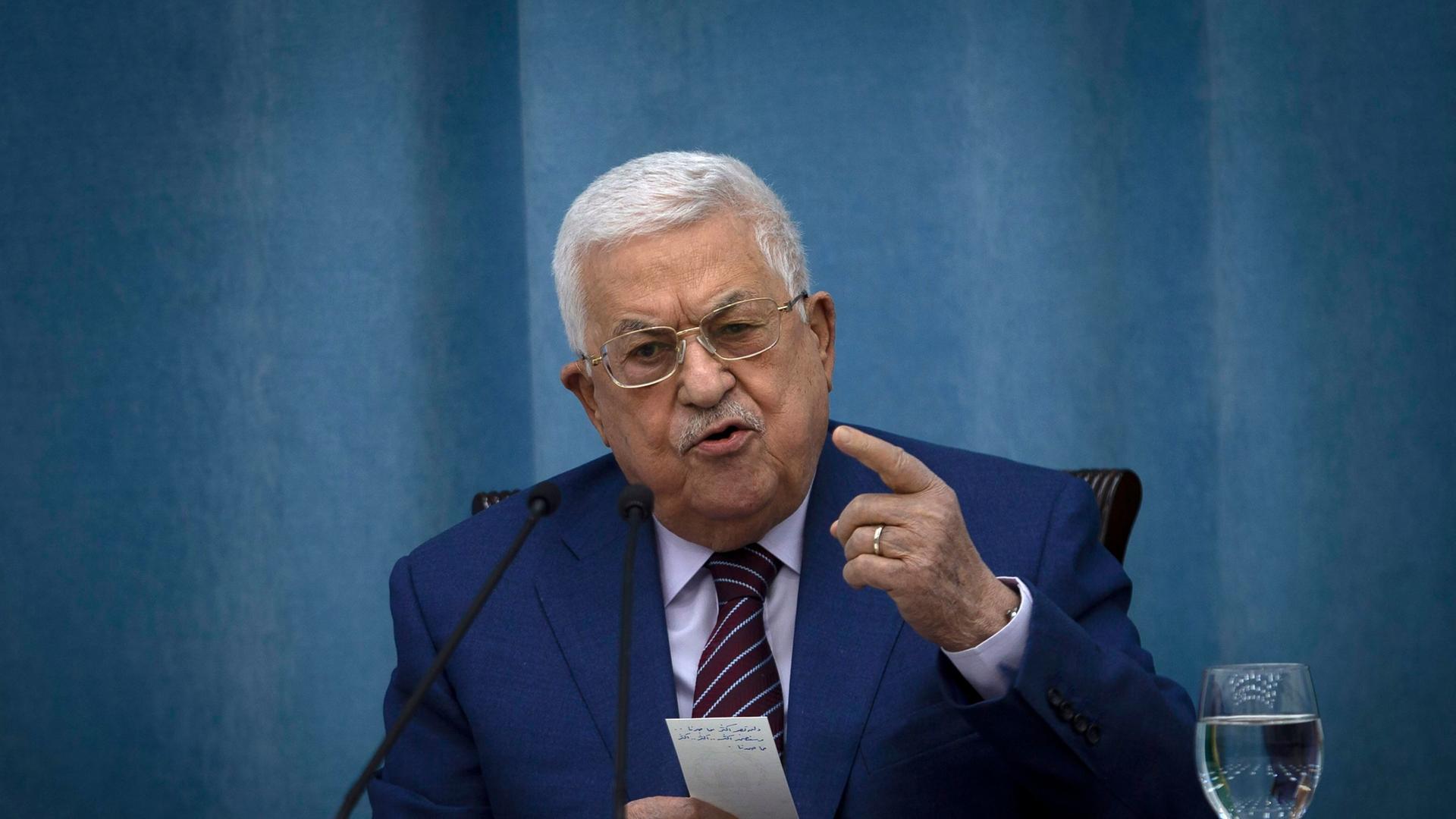 Palästinenserpräsident Mahmud Abbas. Archivbild