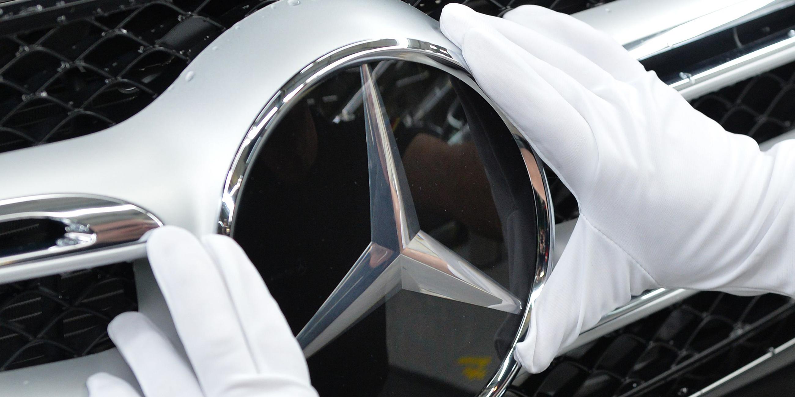 Produktion bei Mercedes-Benz. Archivbild