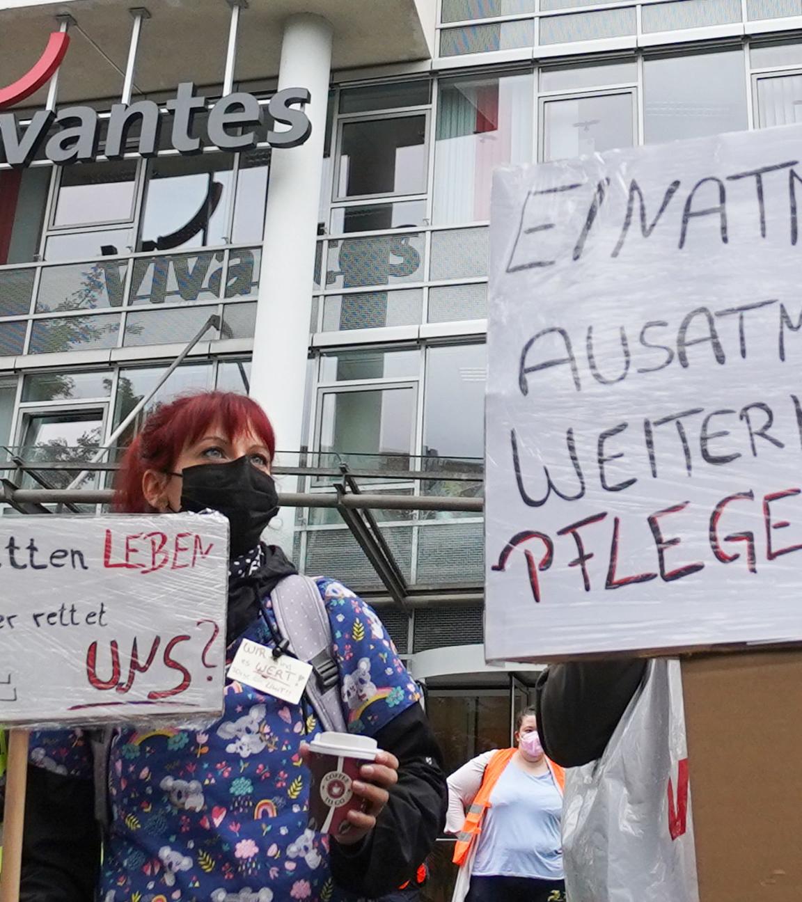 Streik bei Vivantes und der Charité.