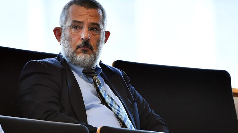 Verfassungsschutz-Chef Stephan Kramer im Landtag. Archivbild