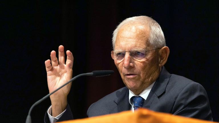 Wolfgang Schäuble (CDU), Bundestagspräsident.