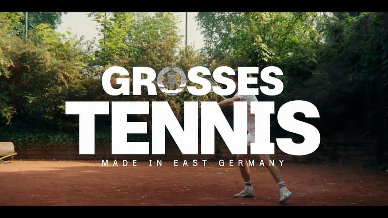 Grosses Tennis-Filmplakat