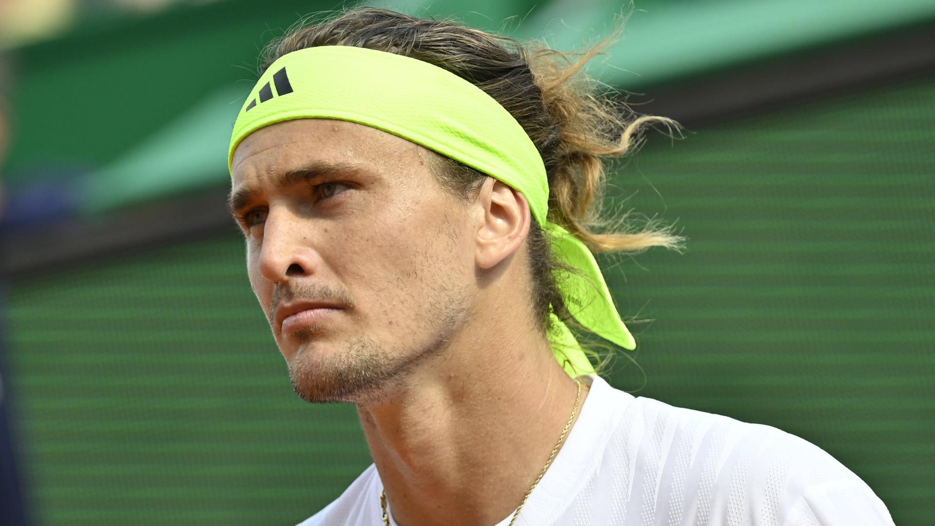 Tennis: Alexander Zverev in Monte Carlo.