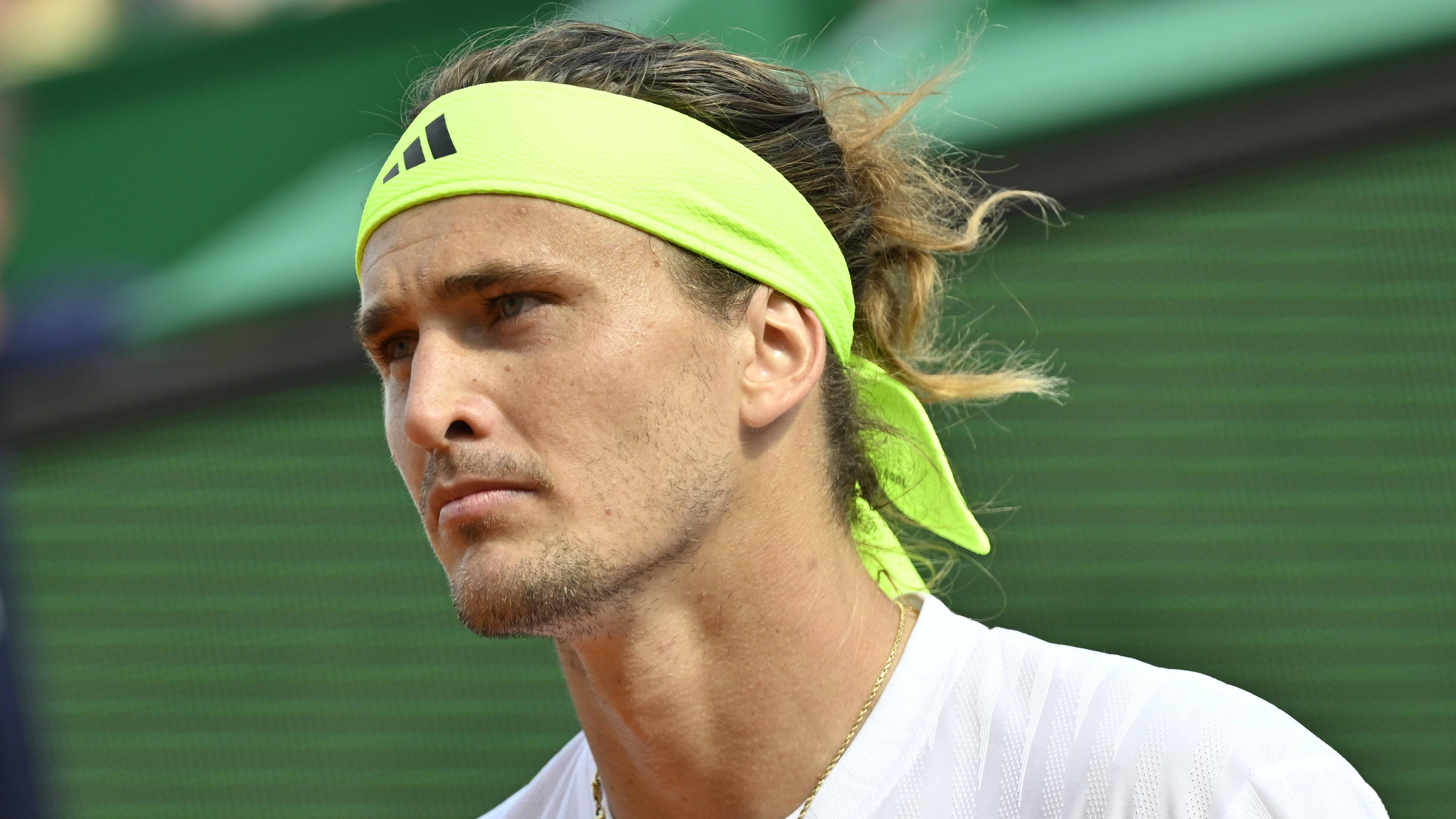 Tennis: Alexander Zverev in Monte Carlo.