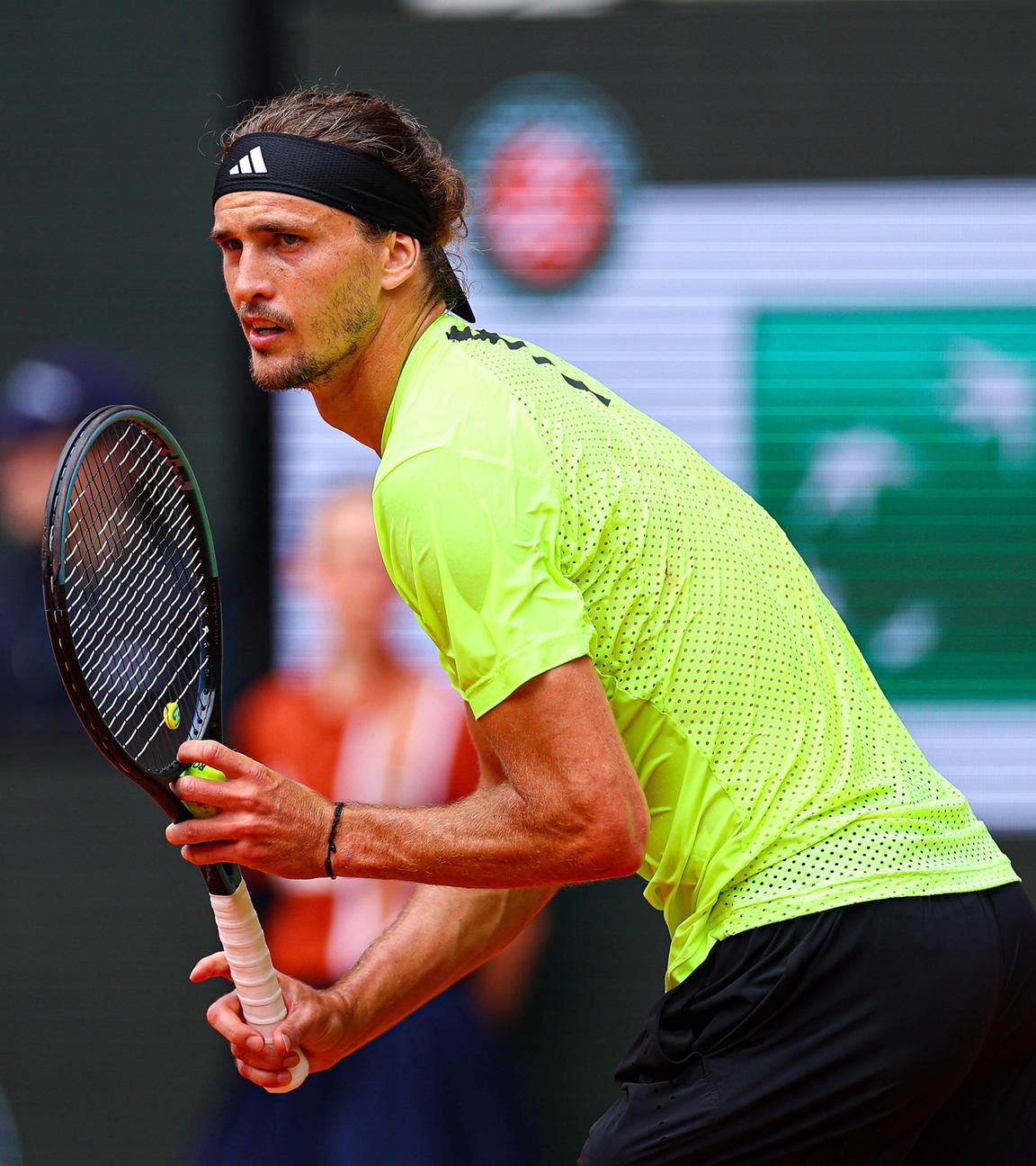 Alexander Zverev in Aktion beim Spiel gegen Flavio Cobolli.