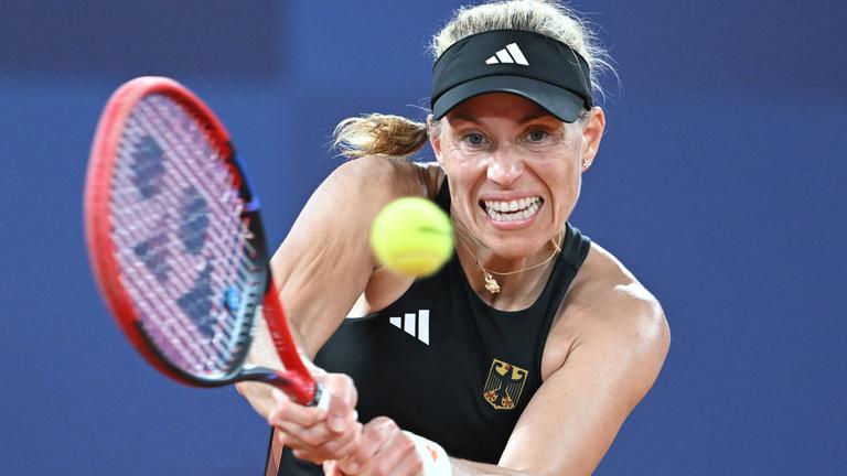 Angelique Kerber in Aktion.