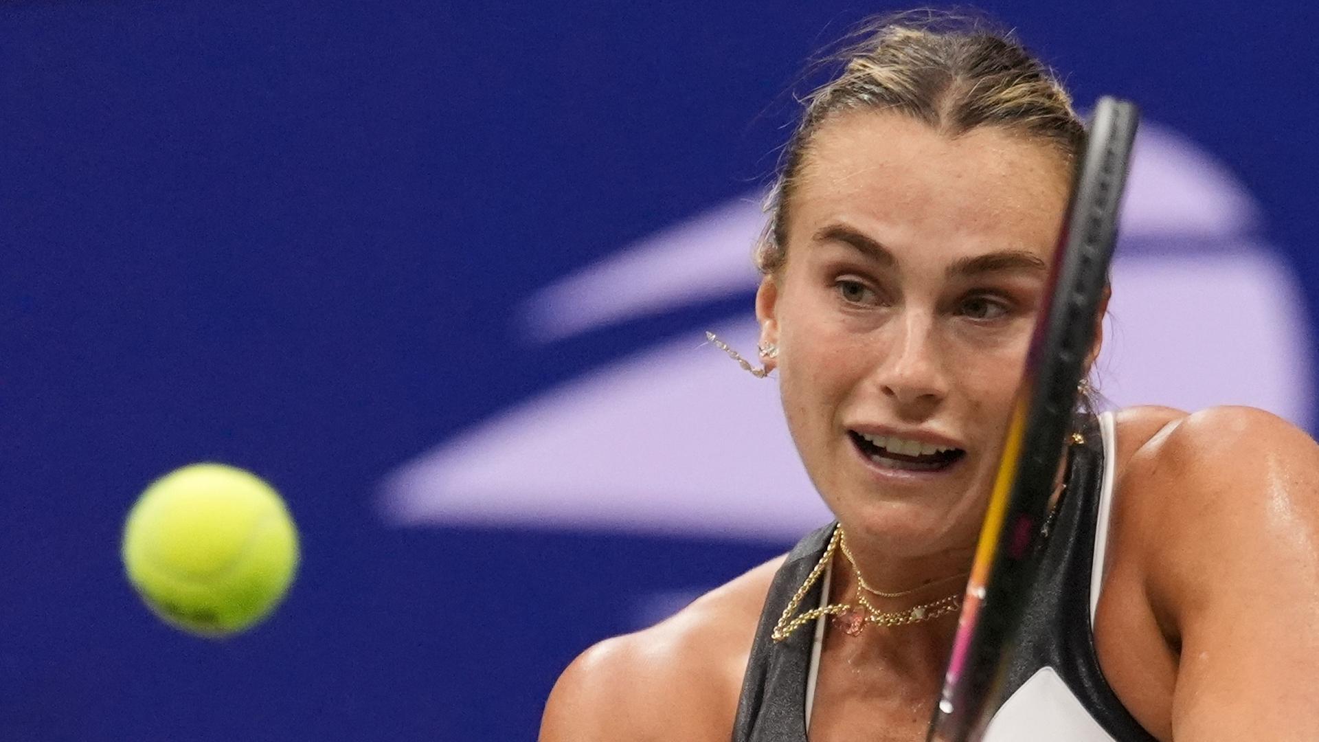 Tennis: Aryna Sabalenka.