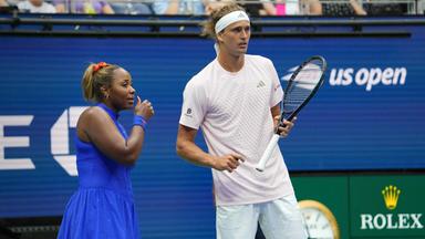 Tennis: Taylor Townsend und Alexander Zverev am 25.08.2026