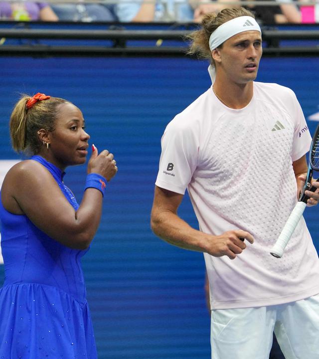 Tennis: Taylor Townsend und Alexander Zverev am 25.08.2026