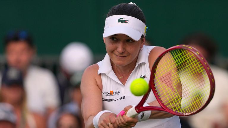 Tennis: Eva Lys in Wimbledon.
