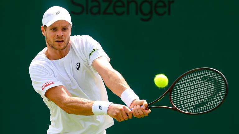 Tennis: Yannick Hanfmann in Wimbledon.