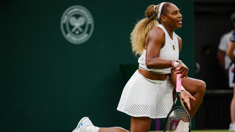 Tennis: Serena Williams in Wimbledon.