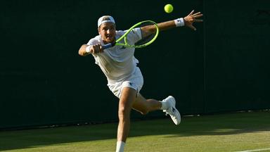 Tennis: Jan-Lennard Struff in Wimbledon.